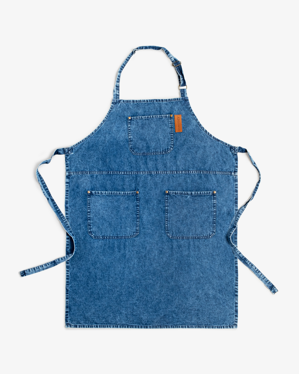 エプロン・三角巾 herlipto Washed Denim Apron herlipto Washed Denim Apron