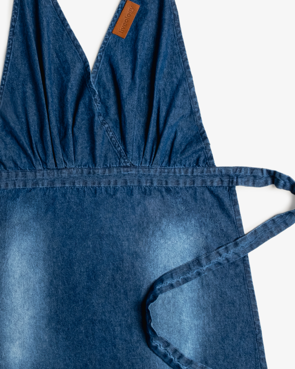 Marbella Denim  Apron -  Midnight blue