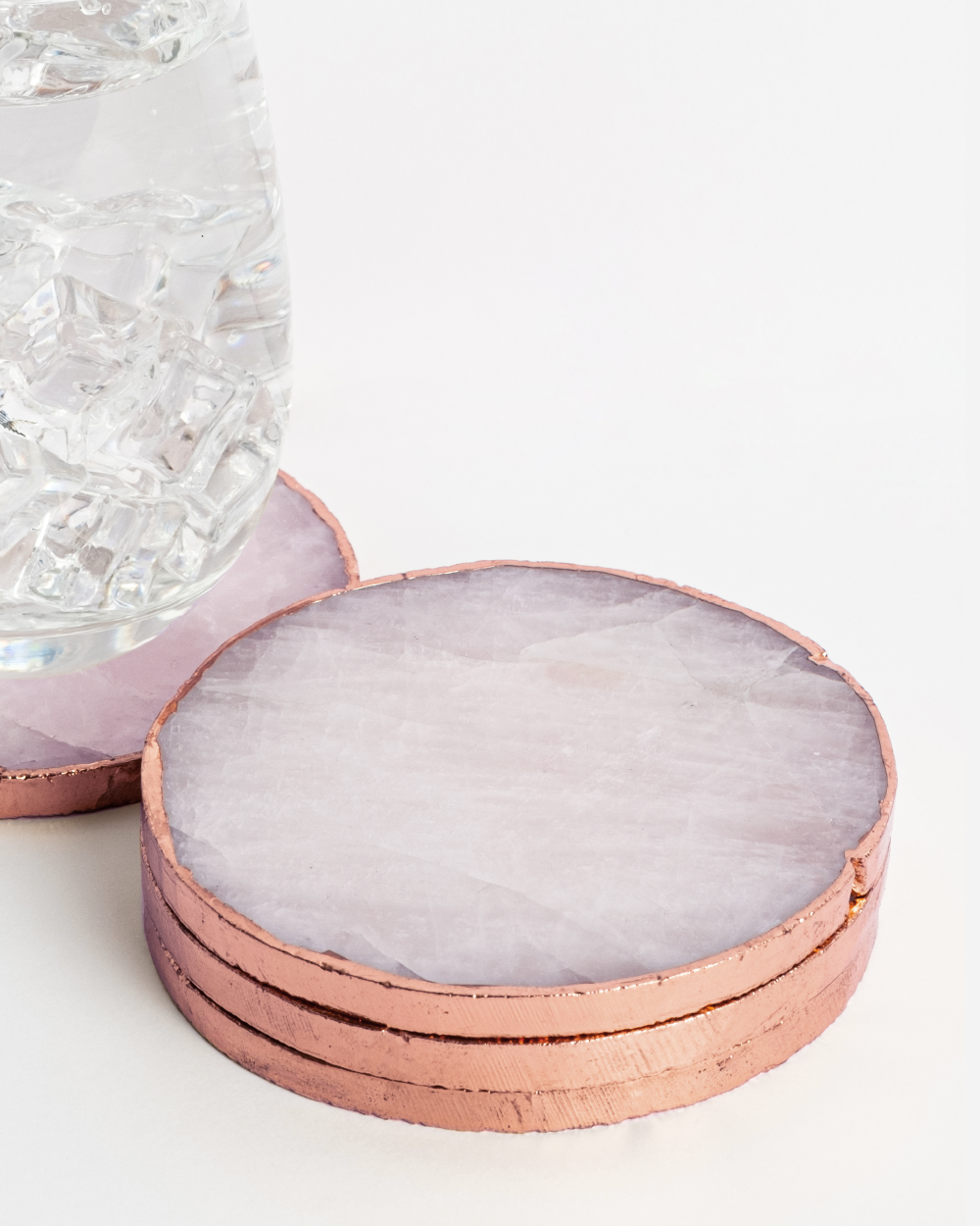 La Vie en Rose Coasters Set of 4
