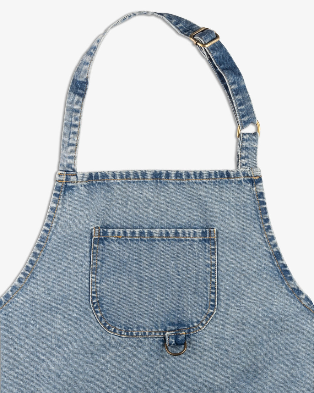 Selvedge Denim apron - Arctic blue