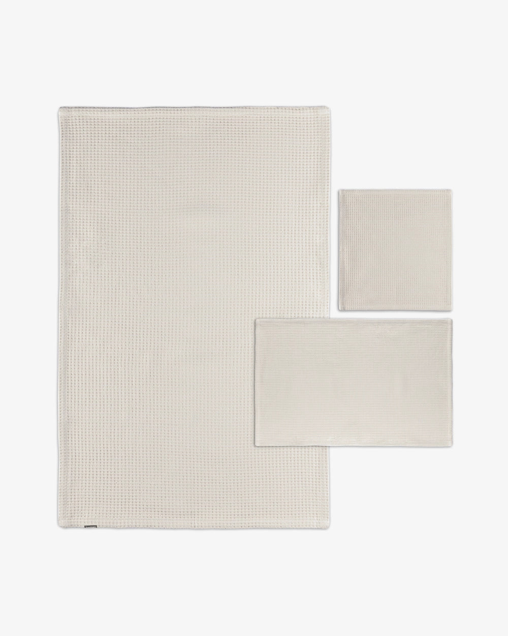 Sorrento waffle 3 pce set Sahara Sand