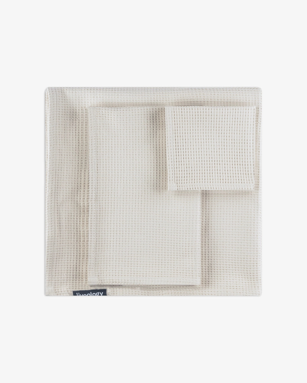 Sorrento waffle 3 pce set Sahara Sand