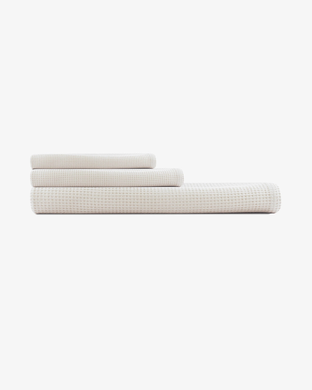 Sorrento waffle 3 pce set Sahara Sand