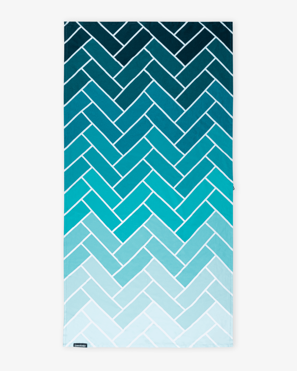 Herringbone Aqua - Liveology